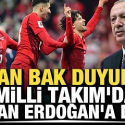 Bakan Bak duyurdu! Milli Takım'dan Başkan Erdoğan'a davet