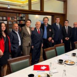 Doğu Perin&ccedil;ek ile Elon Musk'ın babası Errol Graham Musk bir araya geldi