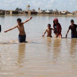 Haseke'de sel felaketi: 400 ev zarar g&ouml;rd&uuml;, 500 aile tahliye edildi
