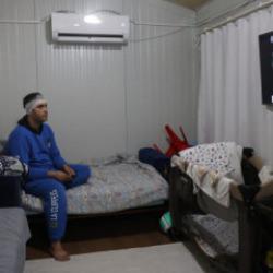 Hatay'da yatağında yatarken yorgun merminin hedefi olan vatandaş o anları anlattı!