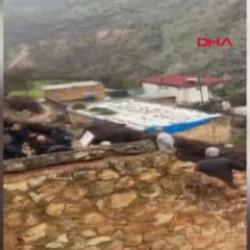 Mardin'de k&ouml;y ayağa kalktı: 50 k&uuml;&ccedil;&uuml;kbaş hayvan telef oldu