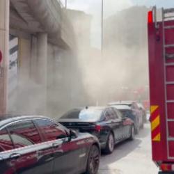 &Uuml;sk&uuml;dar'da spor salonunda yangın! Ekipler sevk edildi