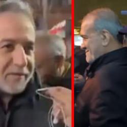 Pezeşkiyan ve Arak&ccedil;i halkın arasına karıştı: Rejim ayakta; yıkılmadı ve burada