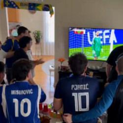 Bosna Hersek taraftarlarının tekbir getirdikleri anlar herkesi duygulandırdı