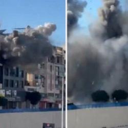 İsrail L&uuml;bnan'ın başkentini vurdu: Havalimanı bombalandı!