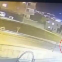 Şırnak'ta otomobilin alt yola u&ccedil;tuğu kaza kamerada