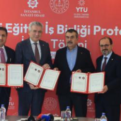 MEB, İSO ve YT&Uuml; arasında mesleki eğitimde dev iş birliği protokol&uuml;