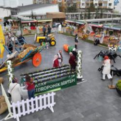 Konya B&uuml;y&uuml;kşehir&rsquo;in Tarım Haftasına &ouml;zel hazırladığı stantlar ilgi g&ouml;r&uuml;yor