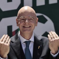 FIFA Başkanı Gianni Infantino 'T&uuml;rkiye' tezah&uuml;ratı yaptı! 'Tarih yazacaksınız'