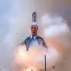 İspanya'daki festivalde Netanyahu'nun kuklası yakıldı