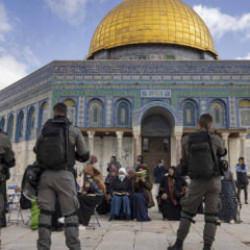 İsrail'den Mescid-i Aksa avlusunda al&ccedil;ak provokasyon