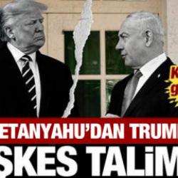 Netanyahu Trump'a ateşkes i&ccedil;in talimat verdi: ABD ve İsrail arasında kritik İran g&ouml;r&uuml;şmesi