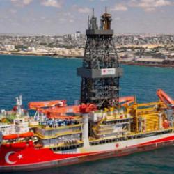 T&uuml;rkiye'den ilk sınır &ouml;tesi sondaj! &Ccedil;ağrı Bey g&ouml;rev yerine ulaştı