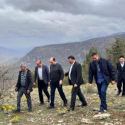 Başkan Altay yaylalarda ve barajlarda inceleme yaptı