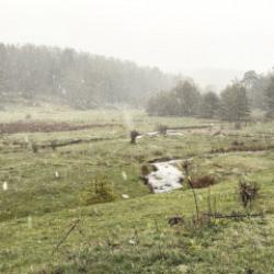 Bolu&rsquo;da bahar yerini kara bıraktı