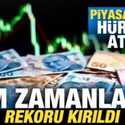 Borsada H&uuml;rm&uuml;z ateşi! T&uuml;m zamanların rekoru kırıldı! Piyasalar u&ccedil;uşa ge&ccedil;ti