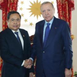 Cumhurbaşkanı Erdoğan, Vietnam Meclis Başkanı Thanh Man'ı kabul etti