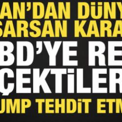 İran'dan t&uuml;m d&uuml;nyayı sarsan a&ccedil;ıklama: ABD'ye rest &ccedil;ektiler! Trump tehdit etmişti...