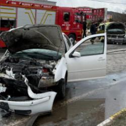 Sivasspor tesisleri &ouml;n&uuml;nde feci kaza! 4'&uuml; futbolcu 6 kişi yaralandı