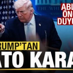 Trump'tan son dakika NATO kararı! Abluka &ouml;ncesi duyurdu