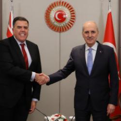 TBMM Başkanı Kurtulmuş, Avustralya Temsilciler Meclisi Başkanı Dick ile g&ouml;r&uuml;şt&uuml;