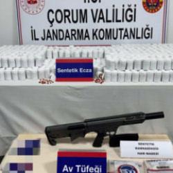 &Ccedil;orum&rsquo;da dev zehir operasyonu: Bağ evinden on binlerce uyuşturucu hap &ccedil;ıktı!