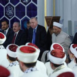 Cumhurbaşkanı Erdoğan Hafızlık İcazet Merasimi'ne katıldı! &Ccedil;amlıca Camii'nde renkli anlar