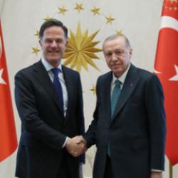 Cumhurbaşkanı Erdoğan, NATO Genel Sekreteri Rutte'yi kabul etti