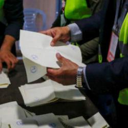 Filistin'de g&ouml;zler se&ccedil;im sonu&ccedil;larında!