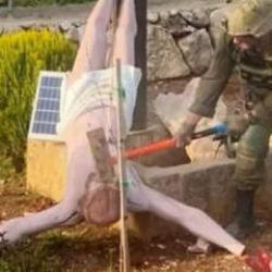 Hazreti İsa heykelini par&ccedil;alayan asker hakkında yeni gelişme