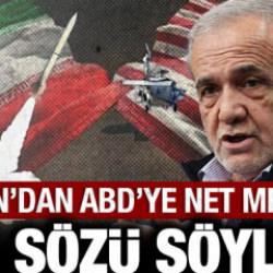 İran'dan son dakika ABD a&ccedil;ıklaması geldi: Pezeşkiyan son s&ouml;z&uuml; s&ouml;yledi!