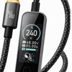 Şarj kabloları akıllandı: Ekranlı kablo d&ouml;nemi başladı