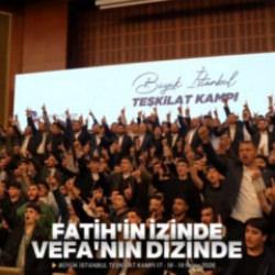 T&Uuml;GVA'dan Kızılcahamam'da 'B&uuml;y&uuml;k İstanbul Teşkilatı Kampı'