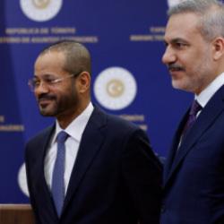 Bakan Fidan, Ummanlı mevkidaşı Busaidi ile g&ouml;r&uuml;şt&uuml;!