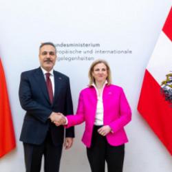 Bakan Fidan'dan Avusturyalı mevkidaşıyla kritik g&ouml;r&uuml;şme