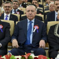 Cumhurbaşkanı Erdoğan, AYM'de t&ouml;rene katıldı