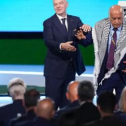 FIFA kongresine damga vuran an! Filistinli başkan İsrailli başkanın elini sıkmayı reddetti