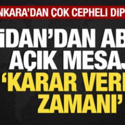 Son dakika... Bakan Fidan'dan &ouml;nemli a&ccedil;ıklamalar! AB'ye a&ccedil;ık mesaj: &ldquo;Karar verme zamanı&rdquo;