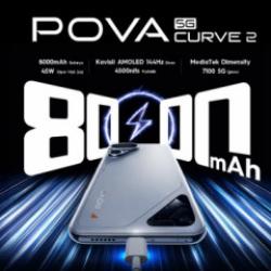 TECNO'dan 8000 mAh bataryalı POVA Curve 2