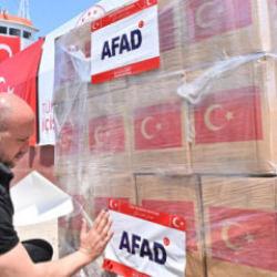 T&uuml;rkiye'den İsrail'in kana buladığı &uuml;lkeye dev yardım