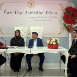 Tekirdağ'da huzurevinde tanışan &ccedil;ift d&uuml;nyaevine girdi 