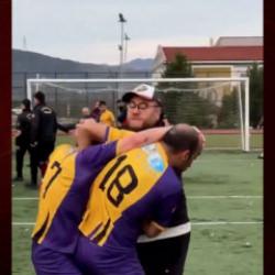 Bartın'da amat&ouml;r lig ma&ccedil;ındaki kavgada aynı takımın futbolcuları arasında da kavga &ccedil;ıktı