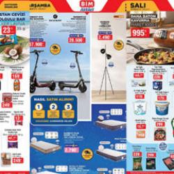 BİM Akt&uuml;el &uuml;r&uuml;nleri kataloğu 12 Mayıs: Scooter, &Ccedil;ift Kişilik Yatak, Dana Baton Kavurma...