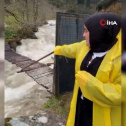  Karadeniz zekası yine şaşırttı! K&ouml;pr&uuml;ye kilitli demir kapı taktılar. 