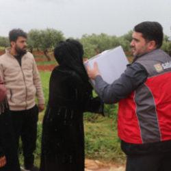 Sadakataşı&rsquo;ndan İdlib'de 550 aileye gıda yardımı