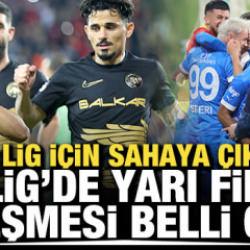S&uuml;per Lig i&ccedil;in sahaya &ccedil;ıktılar! 1. Lig&rsquo;de yarı final eşleşmesi belli oldu