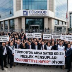 T&Uuml;RMOB&rsquo;da arsa satışı krizi: Meslek mensupları &ldquo;Oldubittiye Hayır&rdquo; diyor