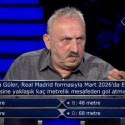 Arda G&uuml;ler'in &ccedil;ok konuşulan gol&uuml; Milyoner'de soruldu