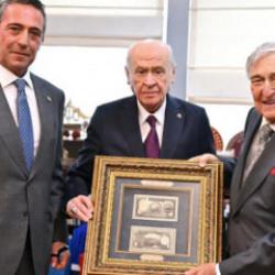 Bah&ccedil;eli, Rahmi Ko&ccedil; ve Ali Ko&ccedil;'u kabul etti! 100. yıl daveti
