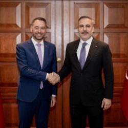 Bakan Fidan, Bel&ccedil;ika Dışişleri Bakanı Prevot ile g&ouml;r&uuml;şt&uuml;